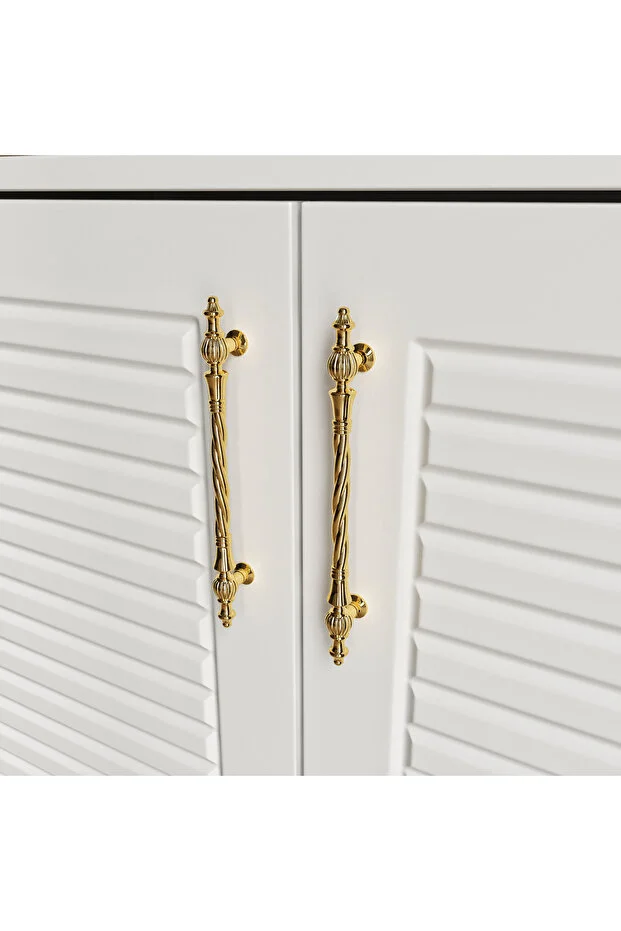 Panjurlu Ayakkabılık Metal Kulp Çok Amaçlı Dolap